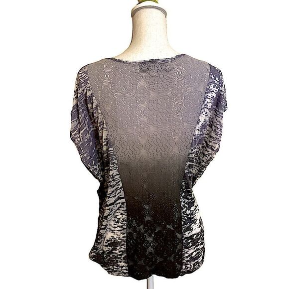 Vintage Havana Washed out lace back ombré top size Medium - Picture 2 of 7